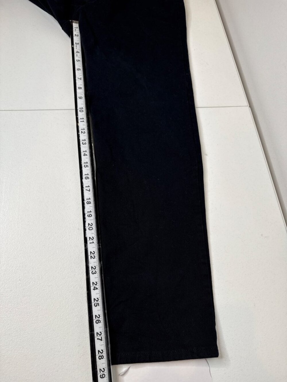 Gloria Vanderbilt Amanda Womens 16 Straight Leg Jeans Black Stretch Denim - Picture 7 of 9